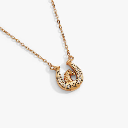 Horse Girl at Heart Horseshoe Necklace by Alex and Ani