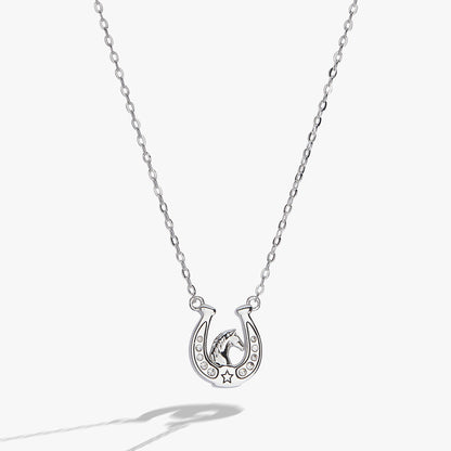Horse Girl at Heart Horseshoe Necklace by Alex and Ani