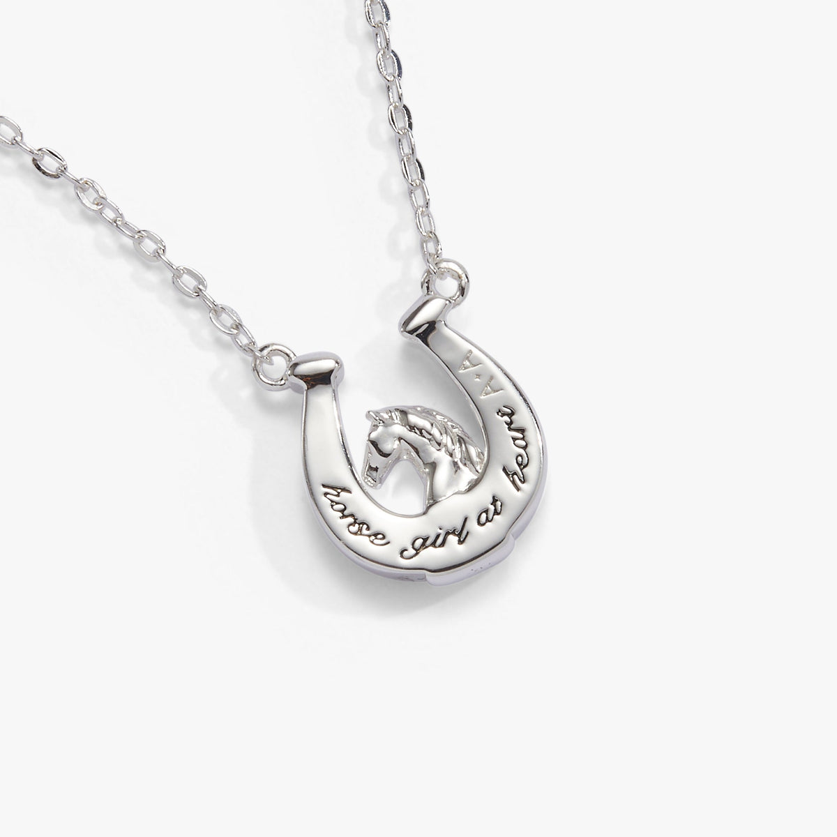 Horse Girl at Heart Horseshoe Necklace by Alex and Ani