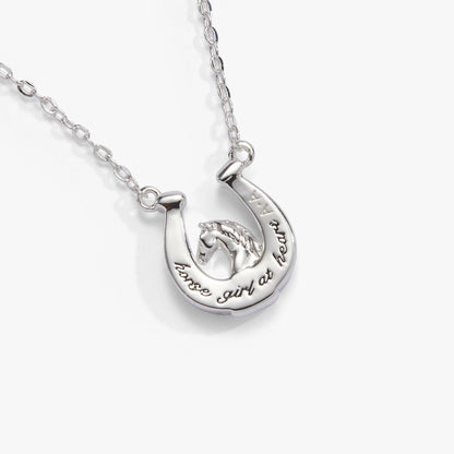 Horse Girl at Heart Horseshoe Necklace by Alex and Ani