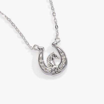 Horse Girl at Heart Horseshoe Necklace by Alex and Ani