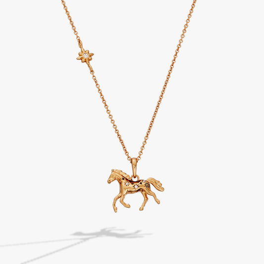 Horse Girl Crystal Pendant Necklace by Alex and Ani