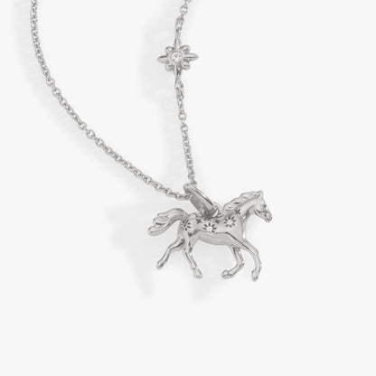 Horse Girl Crystal Pendant Necklace by Alex and Ani