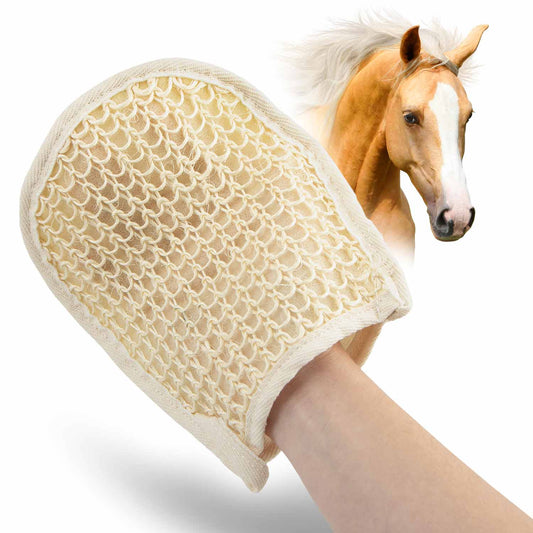 Jeffers Sisal and Microfiber Face Grooming Mitt
