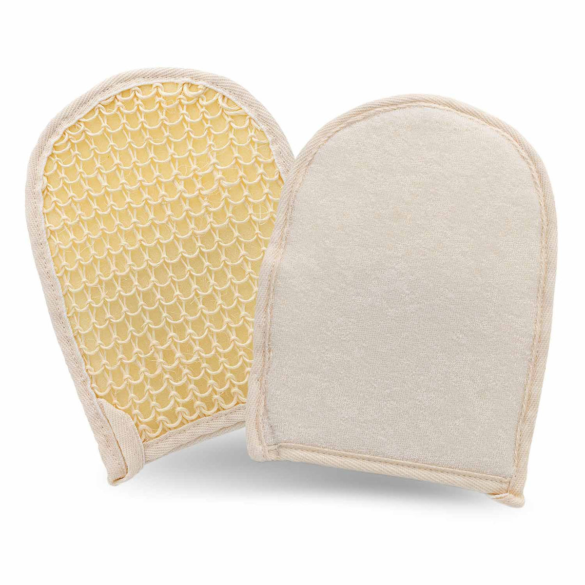 Jeffers Sisal and Microfiber Face Grooming Mitt