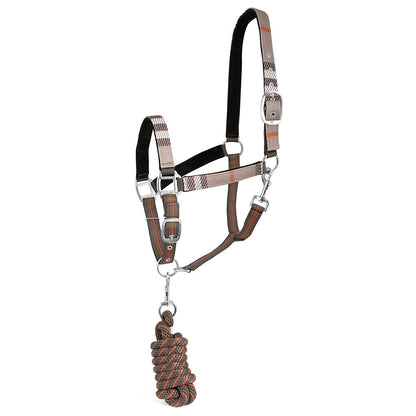 Jeffers Poplar Head Padded Halter and Matching Lead Set, Full