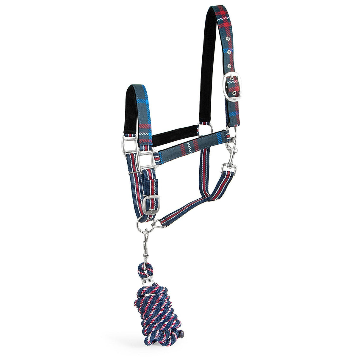 Jeffers Poplar Head Padded Halter and Matching Lead Set, Full