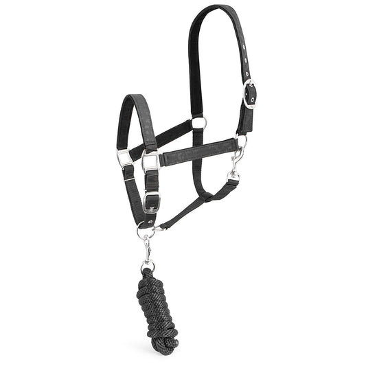 Jeffers Poplar Head Padded Halter and Matching Lead Set, Full