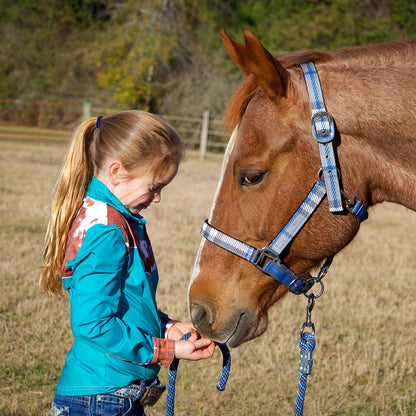 Jeffers Poplar Head Padded Halter and Matching Lead Set, Full
