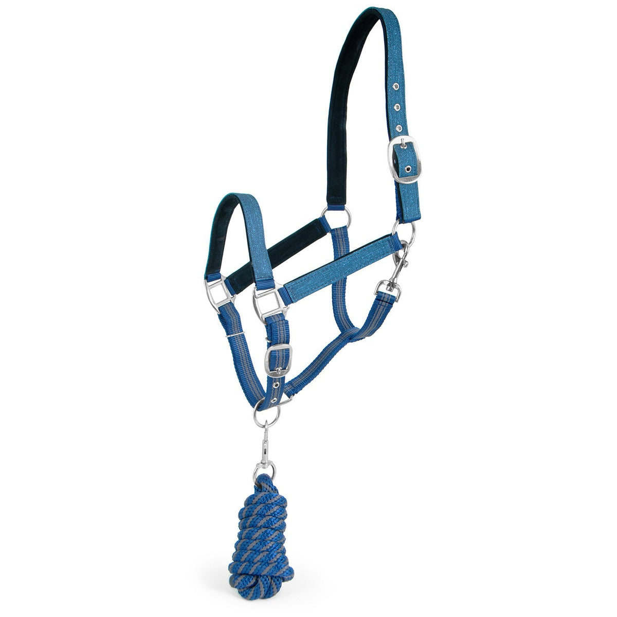 Jeffers Poplar Head Padded Halter and Matching Lead Set, Full